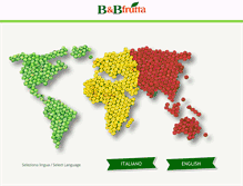 Tablet Screenshot of beb-frutta.com